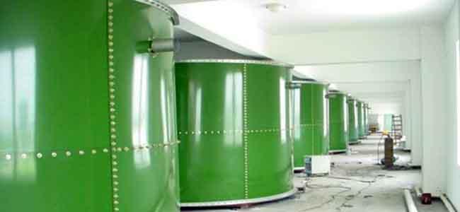 Các bể chứa nước màu xanh đậm cho hệ thống phun lửa ISO 9001 0