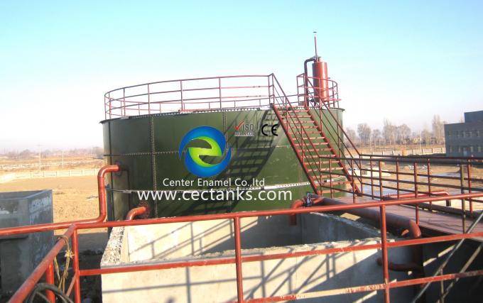 20 m3 Capacity Glass Fused Steel Tanks, Custom Covers Tank lưu trữ chất lỏng 0