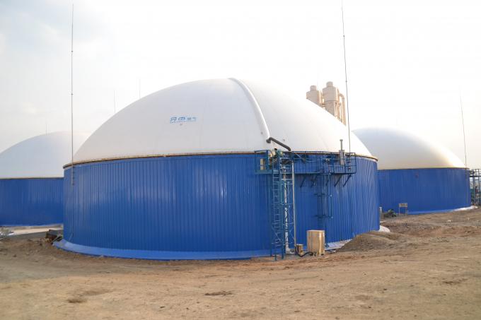 Thùng tiêu hóa vô khí lớp phủ kép cho ngành công nghiệp xử lý nước thải / Thùng thép cọc 1