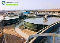 Các bể lưu trữ nước bằng kính 20000m3 mịn cho dự án xử lý nước thải trong nước