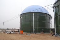 Máy tiêu hóa kiềm kiệt khí thủy tinh được lót vào thép Các bể xây dựng trong xử lý khí sinh học / nước thải