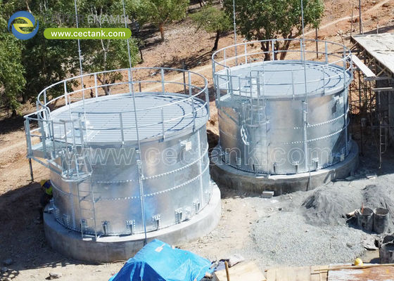 Tùy chỉnh Thép mạ mạ mỏng Silos giải pháp lưu trữ đáng tin cậy