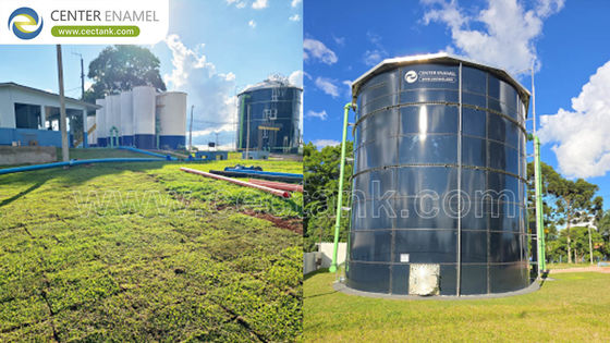 Một bể nước chữa cháy được lắp đặt thuận tiện với lớp phủ men: Giải pháp hoàn hảo để bảo vệ chống cháy