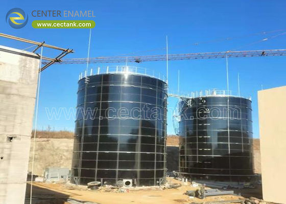 Các bể lưu trữ dung dịch lọc bằng thủy tinh hợp nhất với thép cho các dự án xử lý dung dịch lọc