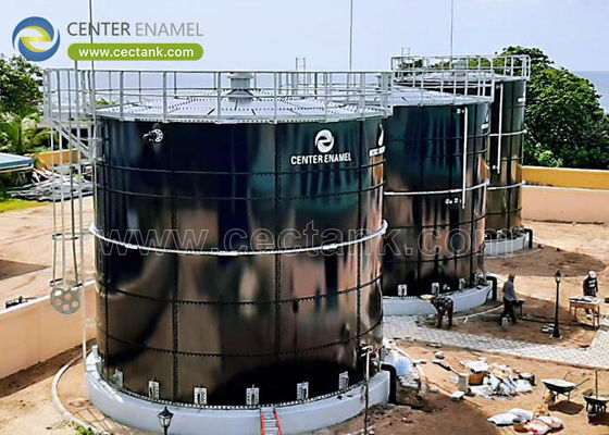 Các bể lưu trữ dung dịch xả thép thép đục lấp cho bãi rác và các địa điểm thu gom chất thải