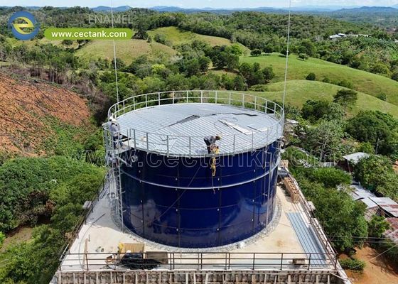 NSF 61 Chất chứa nước công nghiệp bằng thép lót thủy tinh được chứng nhận cho các dự án lưu trữ nước uống