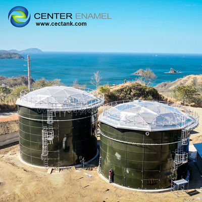 Center Enamel có thể cung cấp mái vòm nhôm cho bể lưu trữ dầu thô Sao Tome và Principe