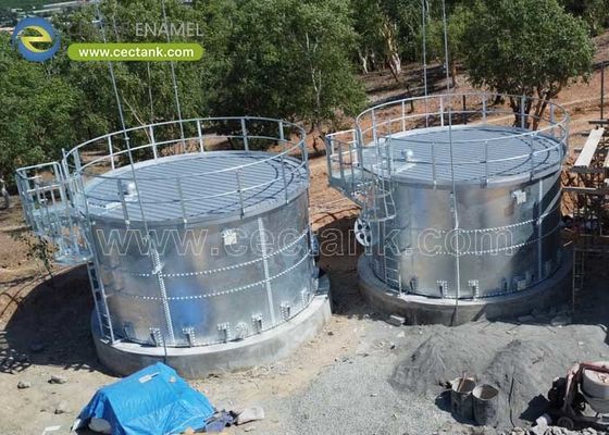 Các bể thép kẽm công suất cao để làm sạch nước lưu trữ trong các nhà máy chế biến trái cây