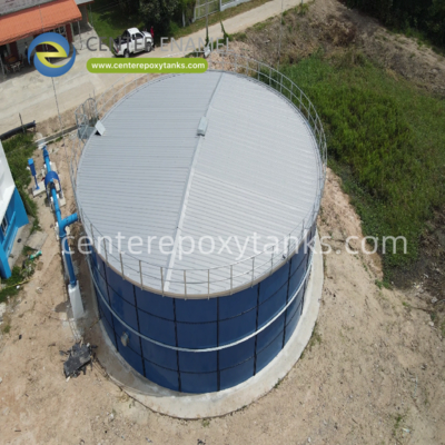 Các bể nước thải nhà máy đồ uống để quản lý chất thải lỏng từ việc sản xuất đồ uống