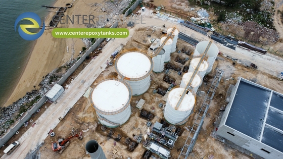 Bể chứa bằng thép tráng epoxy liên kết bu-lông dùng cho nước tưới tiêu: Cung cấp ổn định cho việc tưới cây trồng