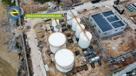 Bể chứa bằng thép tráng epoxy có bu lông cho máy phân hủy sinh học trang trại: Hỗ trợ xử lý chất thải hữu cơ tại trang trại