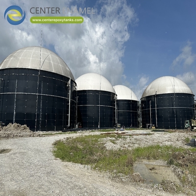 Mái kép cho bể biogas: Thu gom và lưu trữ khí sinh học từ quá trình phân hủy.