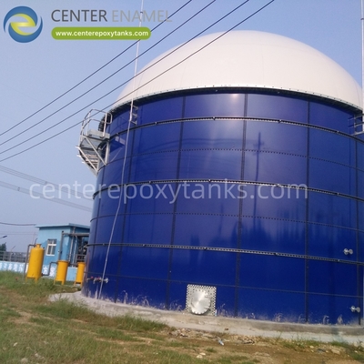 Bề nhà niềng kép cho bùn nông nghiệp: Niêm phong bể và lưu trữ khí.