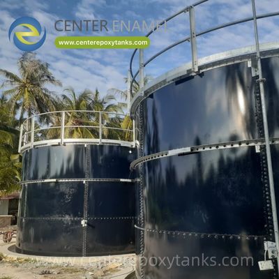 Bể thép phủ epoxy cho máy ủ kỵ khí: Một bình chứa chắc chắn, kín khí để sản xuất khí sinh học hiệu quả.