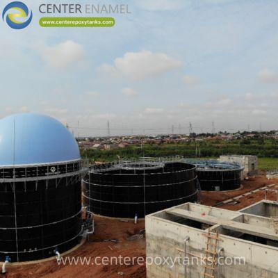 Bóng chứa khí biogas cho máy ủ biogas trấu: Chứa khí sinh ra từ quá trình lên men sinh khối giàu chất xơ