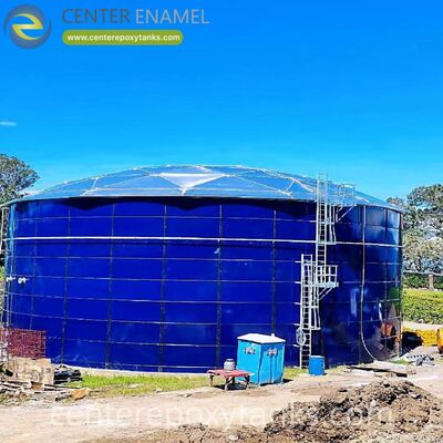 Aluminum Dome for a Bulk Material Storage Silo: Provides Secure Protection for Stored Industrial Powders and Granular Materials