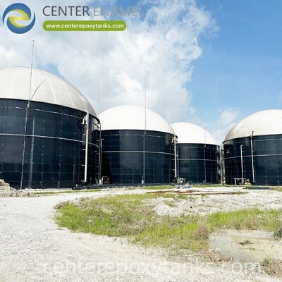 Bể chứa biogas cho Dự án Biogas từ Chất thải Thực phẩm: Cung cấp dung tích đệm cần thiết để quản lý dòng khí không liên tục từ quá trình phân hủy chất thải thực phẩm