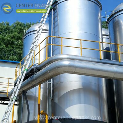 Bề ngoài mái nổi cho bể lưu trữ nhiên liệu trạm xăng