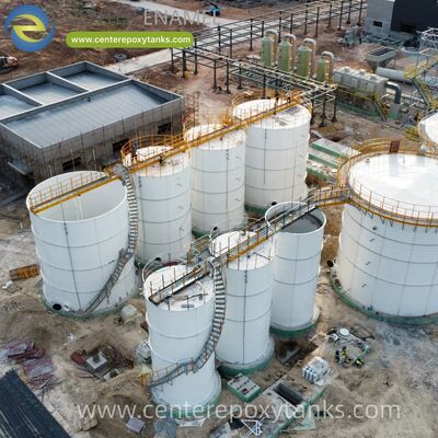 Các bể lưu trữ nước bị bóp như bể hồ giải thích: Điều này tạo điều kiện cho quá trình lắng đọng trong xử lý nước với cấu trúc mô-đun ổn định.