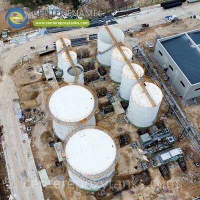 Các bể thép đinh như bể lưu trữ ngũ cốc: Các đơn vị linh hoạt, nhanh chóng được lắp đặt cho các nhu cầu quản lý mùa vụ nông nghiệp khác nhau.