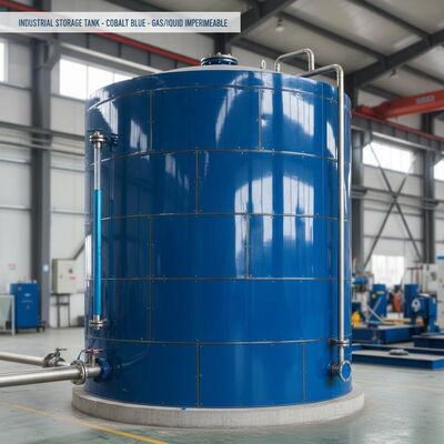 Kính chống tia cực tím hợp nhất với thùng thép RAL5013 Chất lỏng khí màu xanh coban không thấm nước Thích hợp cho nhu cầu lưu trữ công nghiệp