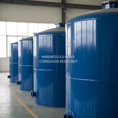RAL5013 Bình thép hợp nhất bằng thủy tinh màu xanh coban có độ cứng 6,0 Mohs Bể chứa công nghiệp chống ăn mòn bền