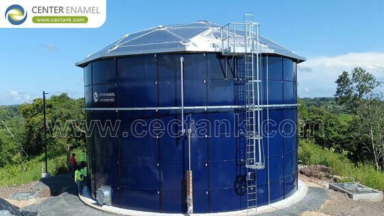Lò chứa mái vòm hố địa chất nhôm chống ăn mòn cao với thiết kế trải dài rõ ràng và lắp đặt nhanh