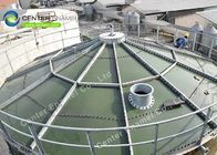 35000 Gallon Industrial Water Tanks với Aluminium Alloy Trough Deck Roof