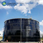 Các bể lưu trữ nước thải công nghiệp, bể lưu trữ khí sinh học nhựa sứ màu xanh đậm