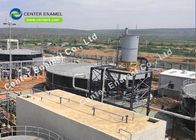 NSF Chứng nhận Glass Lining Steel Grain Storage Silos được lắp đặt để lưu trữ hàng hóa lớn khô