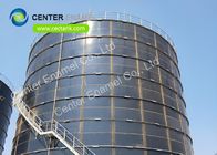 Lưu trữ nước Bolted Glass Fused Steel Tanks With Aluminium Alloy Trough Deck Roofs