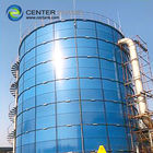 Kính hợp nhất với thép SBR Thùng lưu trữ nước thải, Thùng lưu trữ nước thép đinh