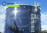 ANSI 61 Các thùng thép hợp kim thủy tinh bị xoắn thương mại cho nhà máy xử lý nước thải
