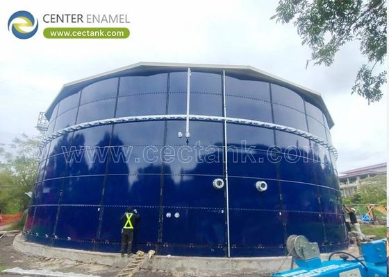 Glass-Fused-to-Steel Anaerobic Digester Tank Used to Generate Electricity