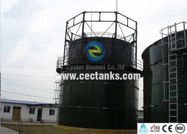 Các bể giữ nước bằng thép thủy tinh nóng chảy cho nhà máy khí sinh học / nhà máy xử lý nước thải
