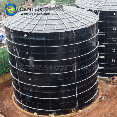 20000m3 thép Biogas Tank lưu trữ chất lỏng không thấm