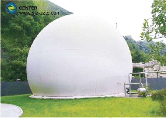 20m3 Bộ chứa khí niêm mạc kép cho dự án nhà máy khí sinh học Độ dày lớp phủ 0,40mm