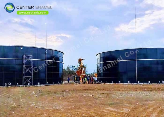 OSHA Glass Fused Steel Liquid Storage Tanks Mine Water Tanks Dự án