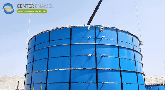 Các thùng thép phủ epoxy chống ăn mòn cho máy tiêu hóa nông nghiệp mesophilic hiệu quả
