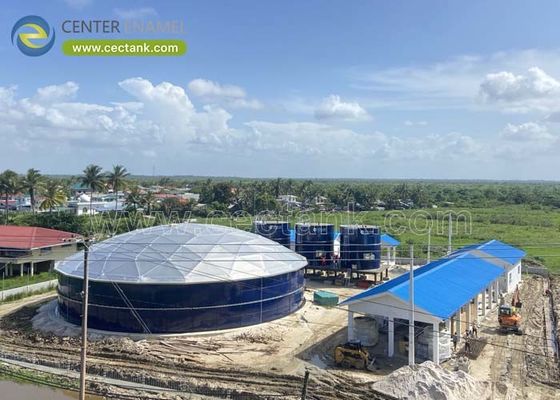 Chất chứa thủy tinh kết hợp với thép chống ăn mòn vượt trội cho nhà chứa nước