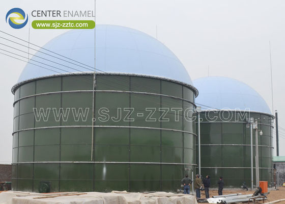 Phương tiện phản ứng CSTR màu xanh đậm cho dự án khí sinh học Azerbaijan