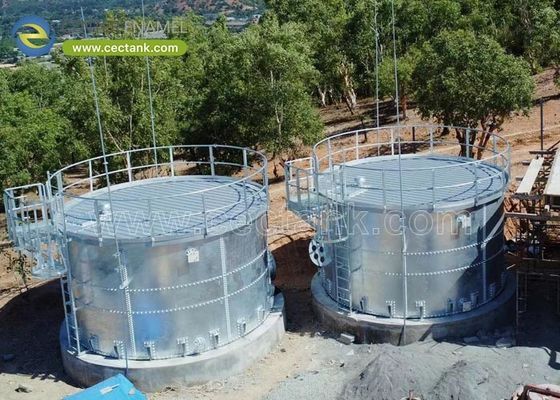 Các bể thép galvanized mạnh mẽ cho nuôi cá