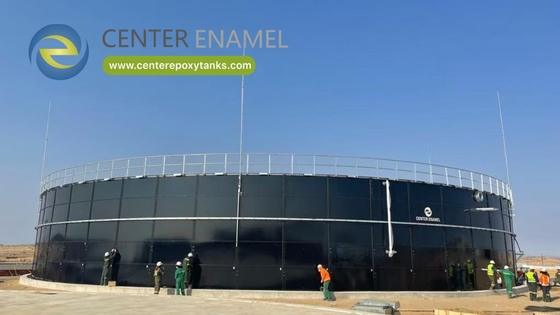 Các thùng chứa thép vít được phủ epoxy để lưu trữ chất thải: Lưu trữ chất thải lỏng tạm thời