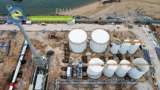 Các bể thép đệm được phủ epoxy cho máy tiêu hóa vô khí: Chìa khóa cho sản xuất khí sinh học