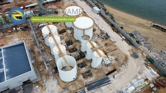 Epoxy phủ thép thép chốt thùng cho chất xả lỏng: Kho lưu lượng chất thải rác thải chất thải ăn mòn