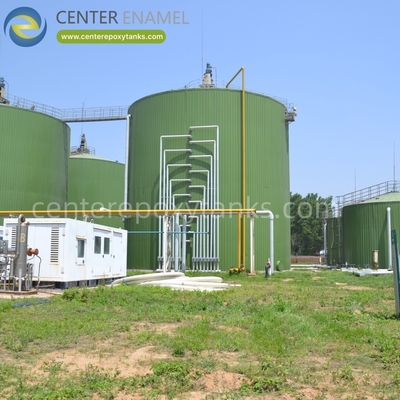 Mái kép màng cho chất thải thực phẩm & cây năng lượng: Thu khí sinh học để phát điện.