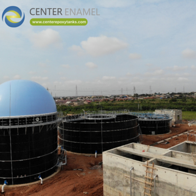 Bể Biogas cho Nhà máy Biogas: Bể chứa chính để phân hủy biogas.