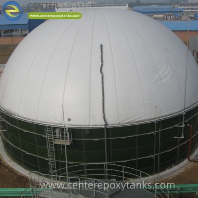 Bóng chứa khí sinh học cho bể biogas nông nghiệp: Thường tạo thành mái mềm để lưu trữ khí do bộ phận phân hủy sinh học tạo ra