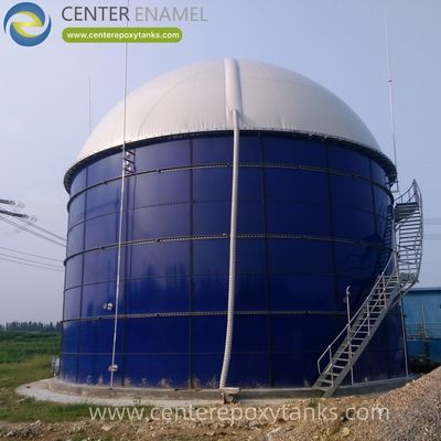 Bể chứa biogas màng đôi cho bể phân hủy kỵ khí biogas: Cung cấp khả năng lưu trữ khí linh hoạt, tích hợp trực tiếp phía trên quy trình kỵ khí