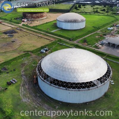 Aluminum Dome for a Petroleum Storage Tank: A Corrosion-Proof Dome Used to Cover Fixed Roof Tanks, Eliminating Internal Supports